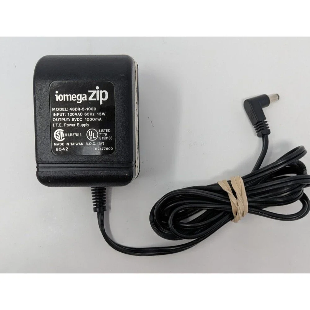 Genuine Iomega Zip 48DR-5-1000 Power Supply AC Adapter 5V 1A OEM